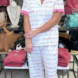 Jady K Pajamas W Built in Bra NEW WITH TAGS